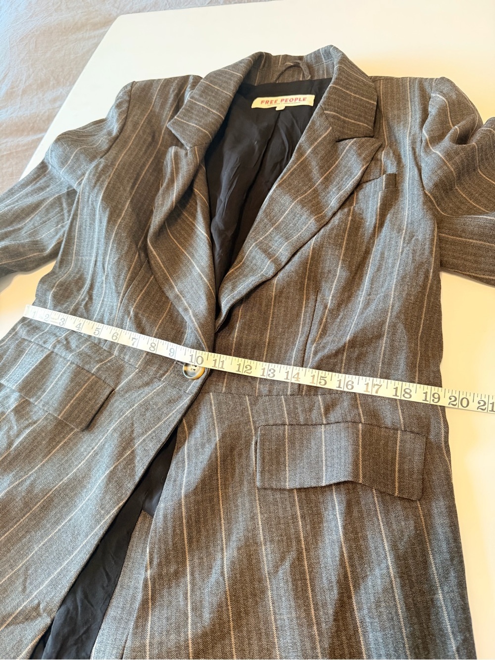 Free People Charlotte Oversized Printed Blazer, size M - Picture 5 of 13